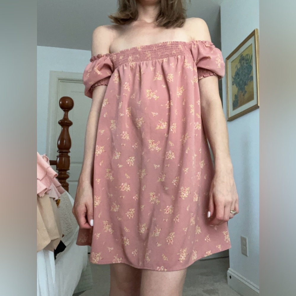 Forever 21 sundress | pink florals | size medium